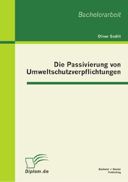 portada Die Passivierung von Umweltschutzverpflichtungen (German Edition)