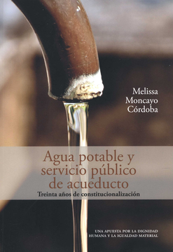 portada AGUA POTABLE Y SERVICIO PUBLICO DE ACUEDUCTO TREINTA AÑOS DE CONSTITUCIONALIZACION (in Spanish)