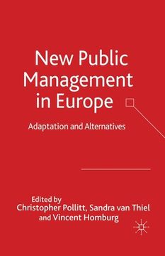 portada New Public Management in Europe: Adaptation and Alternatives