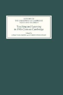 portada teaching and learning in nineteenth-century cambridge (en Inglés)