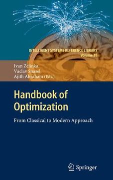 portada handbook of optimization (en Inglés)