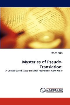 portada mysteries of pseudo-translation (en Inglés)
