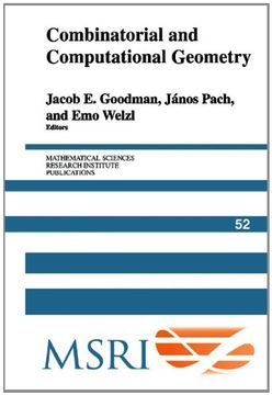 portada Combinatorial and Computational Geometry Hardback (Mathematical Sciences Research Institute Publications) (en Inglés)