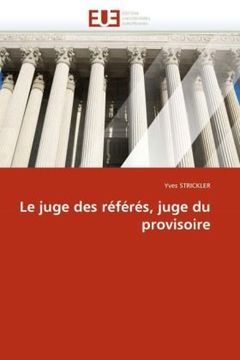 portada Le Juge Des Referes, Juge Du Provisoire
