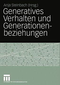 portada Generatives Verhalten und Generationenbeziehungen: Festschrift für Bernhard Nauck zum 60. Geburtstag (en Alemán)