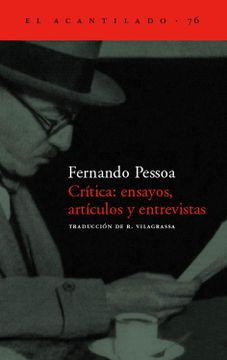 portada Critica: Ensayos, Articulos y Entrevistas (in Spanish)