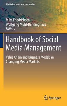 portada handbook of social media management (en Inglés)