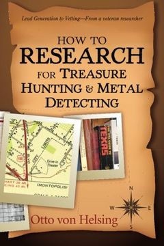 portada how to research for treasure hunting and metal detecting (en Inglés)