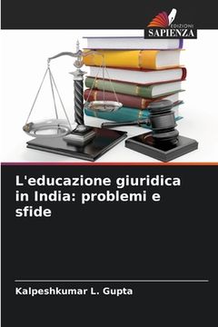 portada L'educazione giuridica in India: problemi e sfide (en Italiano)