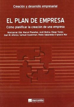 portada El Plan de Empresa: Cómo Planificar la Creación de una Empresa (in Spanish)