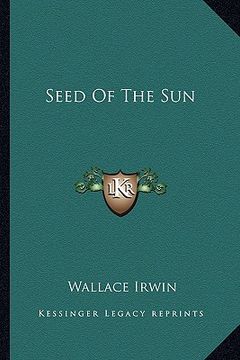 portada seed of the sun (en Inglés)