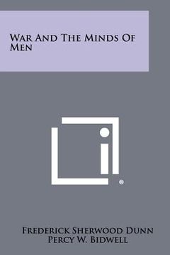 portada war and the minds of men (en Inglés)