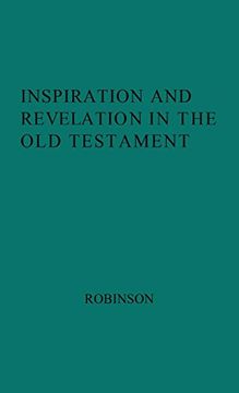 portada Inspiration and Revelation in the old Testament. (in English)