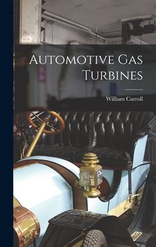 portada Automotive Gas Turbines (en Inglés)