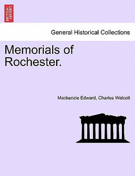 portada memorials of rochester. (en Inglés)