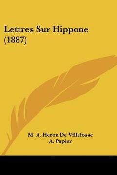 portada Lettres Sur Hippone (1887) (in French)