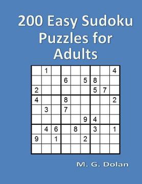 portada 200 Easy Sudoku Puzzles for Adults (en Inglés)