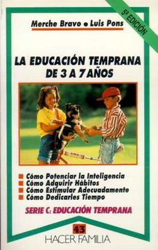 portada Educacion Temprana 3 a 7 Años