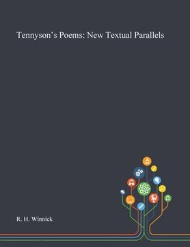 portada Tennyson's Poems: New Textual Parallels (en Inglés)