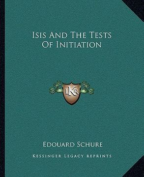 portada isis and the tests of initiation