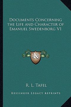 portada documents concerning the life and character of emanuel swedenborg v1