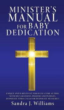 portada Minister's Manual for Baby Dedication (in English)