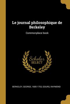 portada Le Journal Philosophique de Berkeley: Commonplace Book (en Francés)