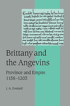 portada Brittany and the Angevins: Province and Empire 1158-1203 (Cambridge Studies in Medieval Life and Thought: Fourth Series) (en Inglés)