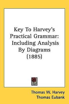 portada key to harvey's practical grammar: including analysis by diagrams (1885) (in English)