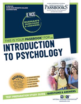portada Introduction to Psychology (Rce-101): Passbooks Study Guide Volume 101 (in English)