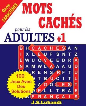 portada MOTS CACHÉS pour les ADULTES # 1 (en Francés)