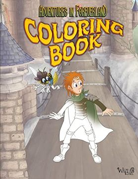portada Adventures in Foreverland Coloring Book (in English)