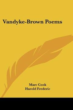 portada vandyke-brown poems (en Inglés)