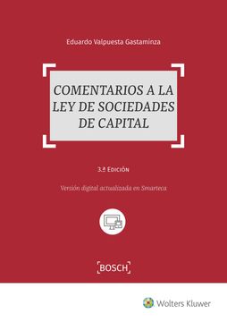 portada Comentarios a la ley de Sociedades de Capital (3. ª Edición) (in Spanish)