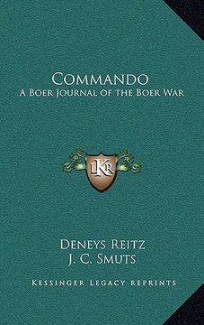 portada commando: a boer journal of the boer war (en Inglés)