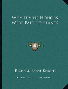 portada why divine honors were paid to plants