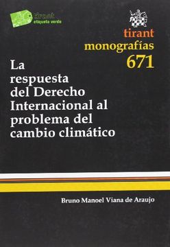 portada La respuesta del Derecho Internacional al problema del cambio climático (monografía)