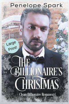 portada The Billionaire's Christmas (Large Print) (en Inglés)