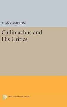 portada Callimachus and his Critics (Princeton Legacy Library) (in English)