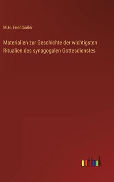 portada Materialien zur Geschichte der wichtigsten Ritualien des synagogalen Gottesdienstes (in German)