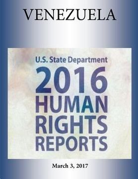 portada VENEZUELA 2016 HUMAN RIGHTS Report (en Inglés)