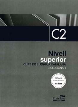 portada Solucionari Nivell c2 (Nova Edició 2022) Curs de Llengua Catalana-Formació de Persones Adultes (en Catalá)