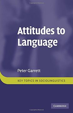 portada Attitudes to Language Paperback (Key Topics in Sociolinguistics) (in English)