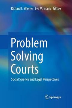 portada Problem Solving Courts: Social Science and Legal Perspectives (en Inglés)