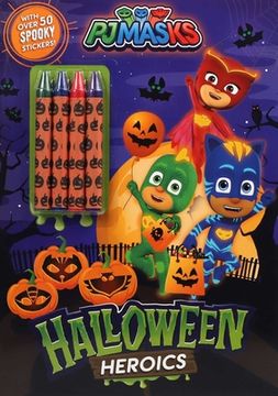 portada Pj Masks: Halloween Heroics (Coloring Books With Covermount) (en Inglés)