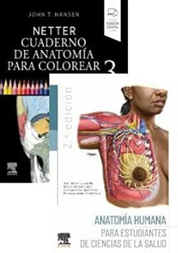 portada Lote Hansen - Suarez Quintanilla Netter. Cuaderno de Anatomia Para Colorear, 3 Ed. Nueva Ed. + Anatomia Para Estudiantes de la Salud