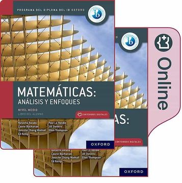 portada Matematicas ib: Analisis y Enfoques, Nivel Medio, Paquete de Libro Impreso y Digital.