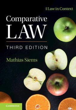 portada Comparative law (Law in Context) (en Inglés)