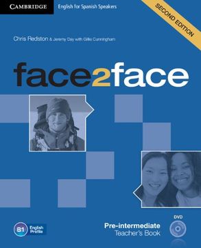 portada face2face for Spanish Speakers Pre-intermediate Teacher's Book with DVD-ROM