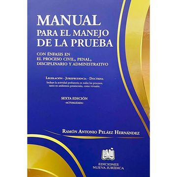 portada MANUAL PARA EL MANEJO DE LA PRUEBA (in Spanish)